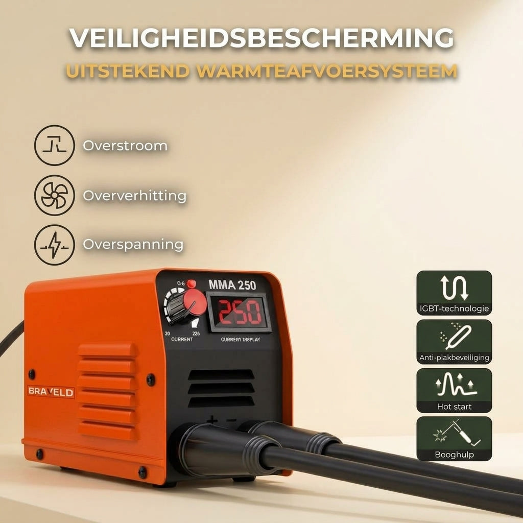 MMA Inverter Schweißgerät 250A – Braveld