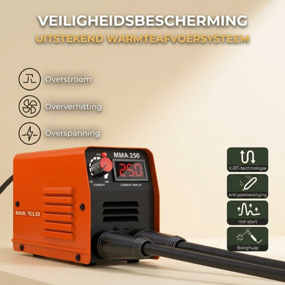 MMA Inverter Schweißgerät 250A – Braveld