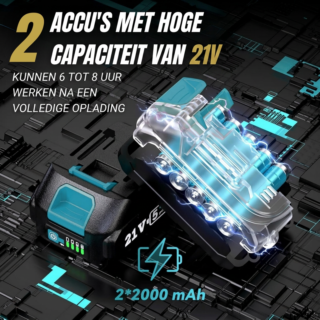 Teleskop-Schneidset 360 mit Akku – Braveld (Bild 3 von 5)